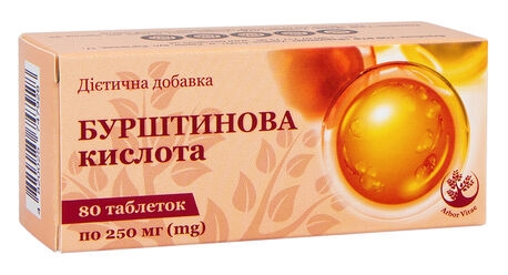 Янтарная кислота таблетки Arbor Vitae №80 (10х8)