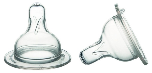 Соска силиконовая Canpol Babies EasyStart 21/729 для бутылочек с широким отверстием мини, от 0 месяцев, 2 шт