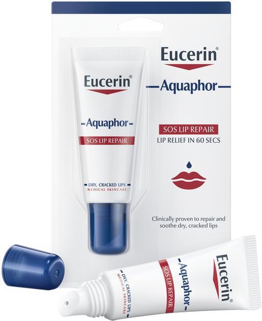 Бальзам для губ Eucerin Aquaphor успокаивающий восстанавливающий (63875), 10 мл