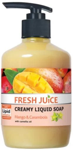 Крем-мило рідке Fresh Juice Mango & Carambola, 460 мл
