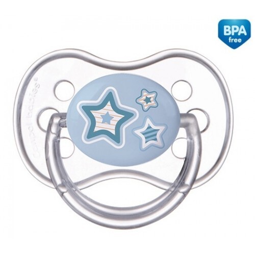 Пустышка силиконовая Canpol Babies Newborn baby круглая 22/562, 0-6 месяцев, 1 шт