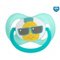 Пустышка силиконовая Canpol Babies So cool симметричная 22/522_tur, от 6-18 месяцев, 1 шт