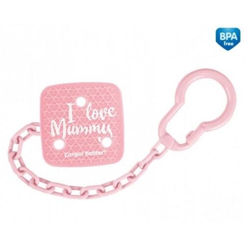 Держатель для пустышки Canpol Babies 2/434 I Love Mummy, 1 шт