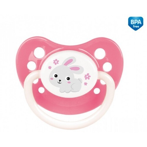 Пустышка силиконовая Canpol Babies Bunny & Company анатомическая 23/271, 0-6 месяцев, 1 шт