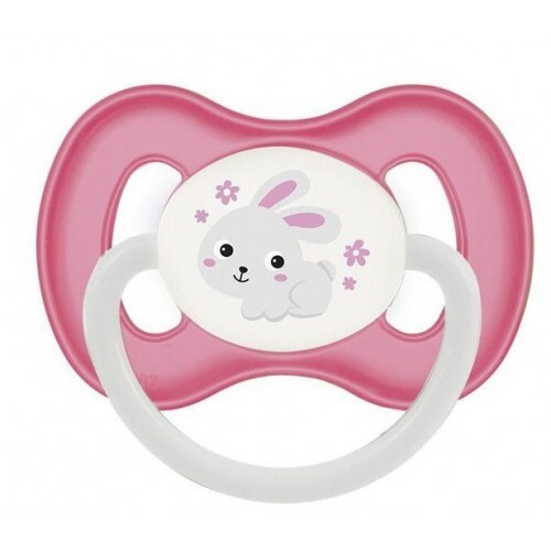 Пустышка латексная Canpol Babies 23/277_pin Bunny & Company круглая 0-6 месяцев, 1 шт