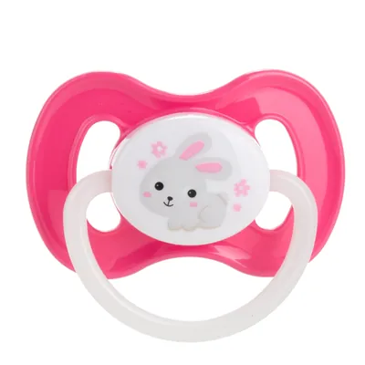 Пустушка латексна Canpol Babies Bunny & Company 23/278_pin кругла 6-18 місяців, 1 шт