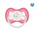 Пустышка латексная Canpol Babies 23/278_pin Bunny & Company круглая 6-18 месяцев, 1 шт