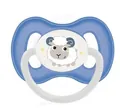 Пустушка силіконова Canpol Babies Bunny & Company симетрична 23/269_blu, 6-18 місяців, 1 шт