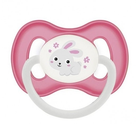 Пустышка силиконовая Canpol Babies Bunny & Company симметричная 23/269_pin, 6-18 месяцев, 1 шт