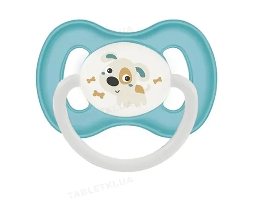 Пустушка силіконова Canpol Babies Bunny & Company симетрична 23/269_tur, 6-18 місяців, 1 шт