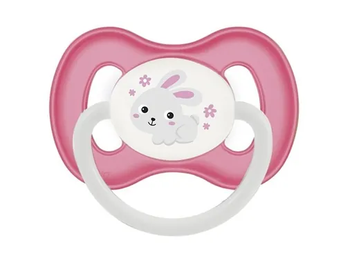 Пустушка силіконова Canpol Babies Bunny & Company симетрична 23/268_pin, 0-6 місяців, 1 шт