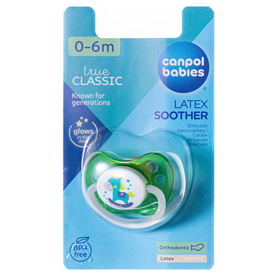 Пустышка латексная Canpol Babies 23/259 Toys анатомическая 0-6 месяцев, 1 шт