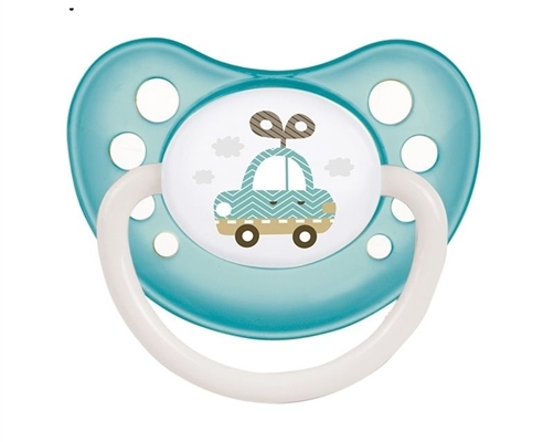 Пустышка силиконовая Canpol Babies Toys анатомическая 23/256_tur, 0-6 месяцев, 1 шт