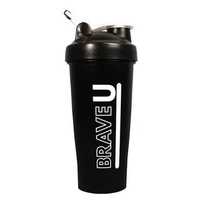 Шейкер Brave U Shaker чорний, 700 мл