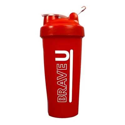 Шейкер Brave U Shaker червоний, 700 мл