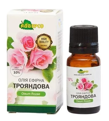 Олія ефірна Адверсо троянди 10%, 5 мл