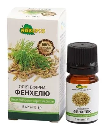 Олія ефірна Адверсо фенхелю, 5 мл