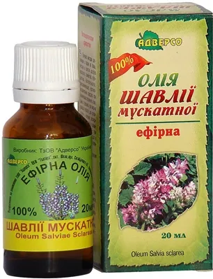 Олія ефірна Адверсо шавлії мускатної , 20 мл