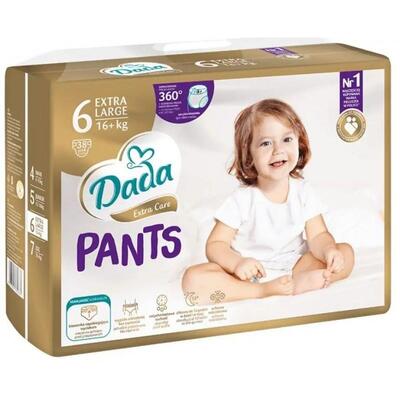 Подгузники-трусики Dada Extra Care XL детские, размер 6, 16+ кг, 38 шт