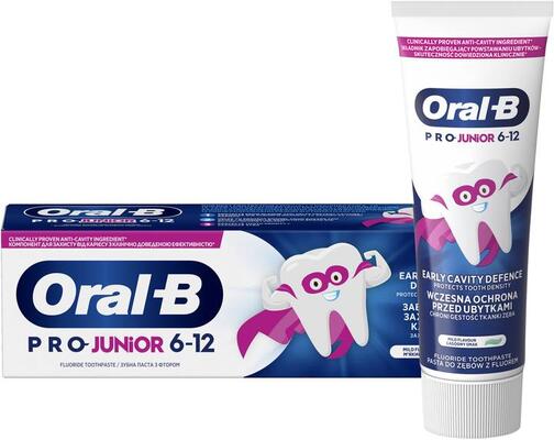 Зубная паста Oral-B Pro Junior для детей от 6 до 12 лет, 75 мл