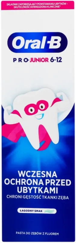 Зубна паста Oral-B Pro Junior для дітей віком від 6 до 12 років, 75 мл