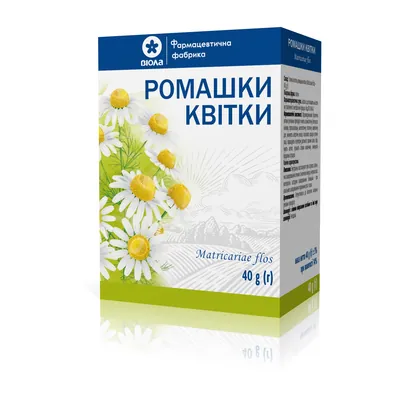Ромашки квітки по 40 г у пач. з внут. пак.