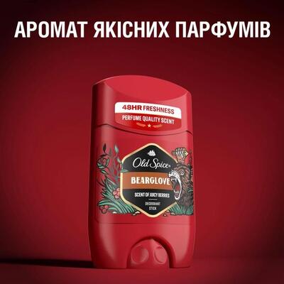 Дезодорант стік Old Spice Bearglove 48h для чоловіків, 50 мл