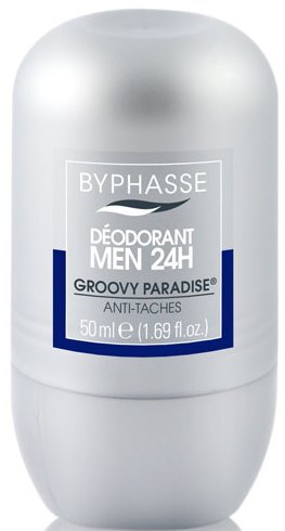 Дезодорант роликовый Byphasse Men 24h Непревзойденный Рай для мужчин, 50 мл