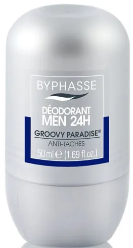 Дезодорант кульковий Byphasse Groovy Paradise Men 24h Неперевершений рай, 50 мл