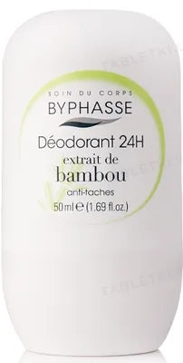 Дезодорант кульковий Byphasse Extrait De Bambou 24h Бамбуковий екстракт, 50 мл