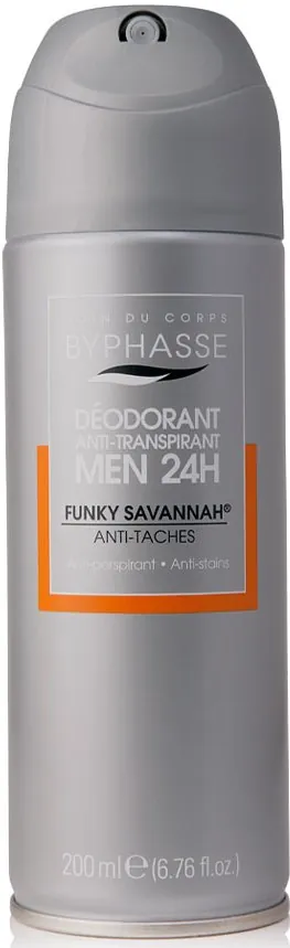 Дезодорант-антиперспірант спрей Byphasse Fanky Savannah Men 24h, 200 мл