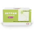 Летрам таблетки, в/плів. обол. по 250 мг №30 (10х3)