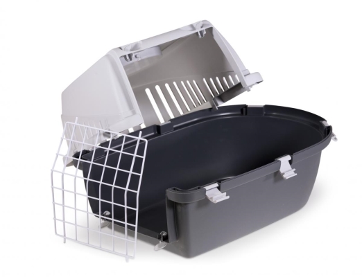 Переноска для собак и кошек Savik Trotter1 размер 1, пластик красный 49х30х33 см