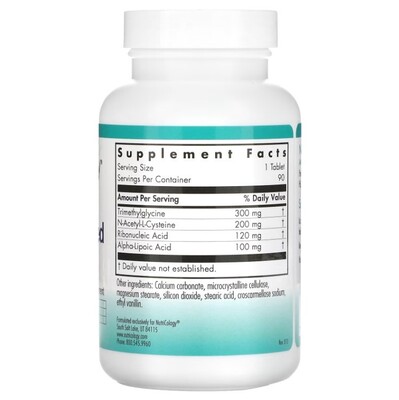 N-ацетил-L-цистеин Nutricology NAC Enhanced, 90 таблеток