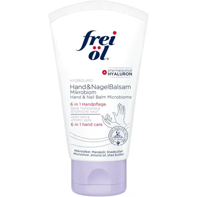 Бальзам для рук та нігтів Frei Ol Hydrolipid Мікробіом для дуже сухої атопічної шкіри, 75 мл