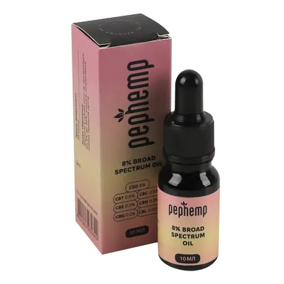 Олія Pephemp CBD Broad Spectrum 8%, 10 мл