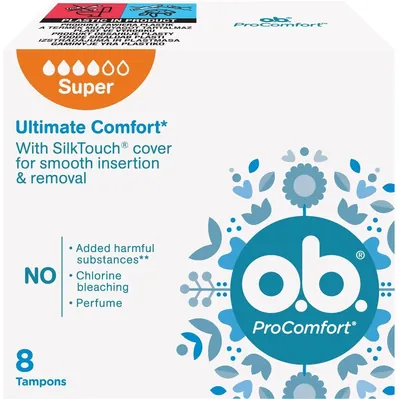 Тампони гігієнічні o.b. ProComfort Super, 8 шт