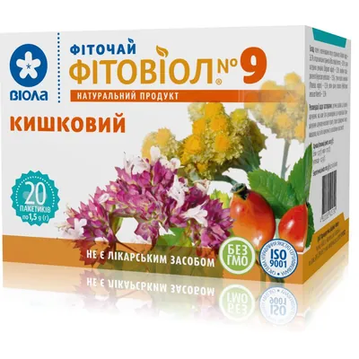 Фіточай Фітовіол №9 Кишковий по 1.5 г №20 у філ.-пак.