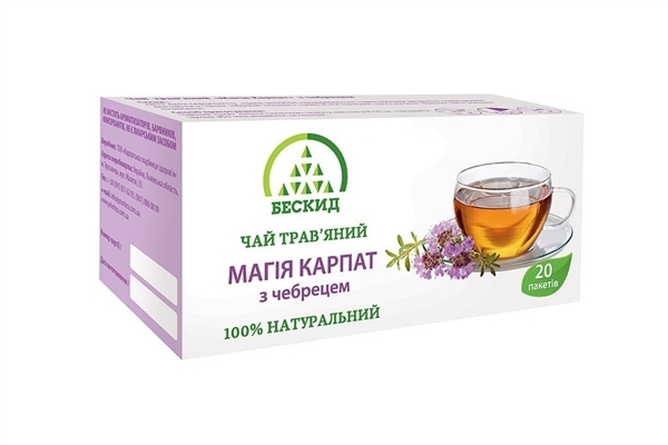 Чай травяной Бескид Магия Карпат с чабрецом по 1,5 г №20 в фил.-пак.