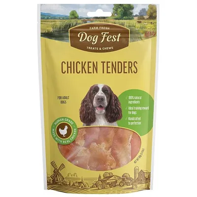 Ласощі для собак Pet Fest Dog Fest філе куряче, 90 г