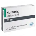 Котеллік таблетки, в/плів. обол. по 20 мг №63 (21х3)