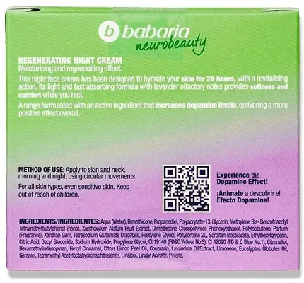 Крем для обличчя Babaria Neurobeauty відновлюючий нічний, 50 мл