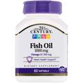 Рыбий жир 21st Century Fish Oil Omega 3 1000 мг, 60 желатиновых капсул