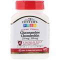 Глюкозамин хондроитин 21st Century Glucosamine Chondroitin Original Strength 250 мг/200 мг, 60 легко проглатывающихся капсул