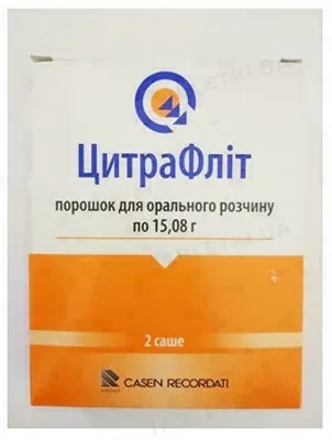 Цитрафліт порошок д/ор. р-ну по 15.08 г №2 у пак.-саше