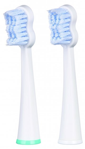 Насадки для електричної зубної щітки Edel White EW-SG2W, 2 штуки
