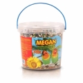 Корм Megan для средних попугаев, 650 г ведро