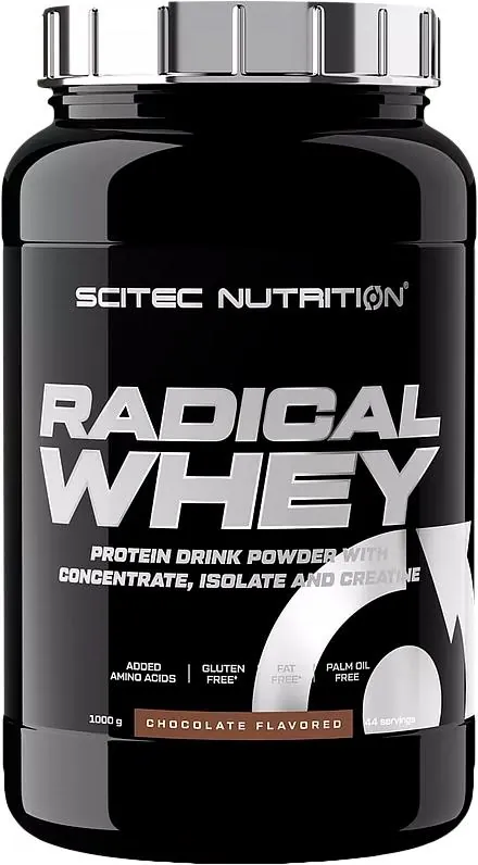 Протеїн сироватковий змішаний Scitec Nutrition Radical Whey шоколад, 1 кг