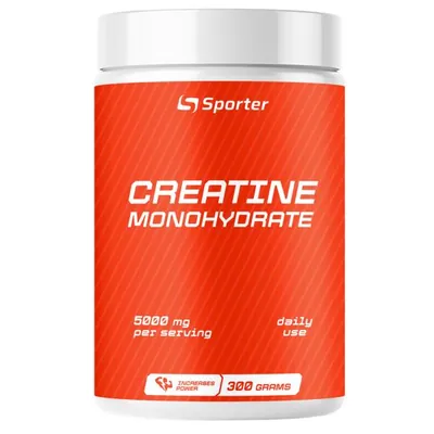 Креатин Sporter Creatine Monohydrate без смаку, 300 г