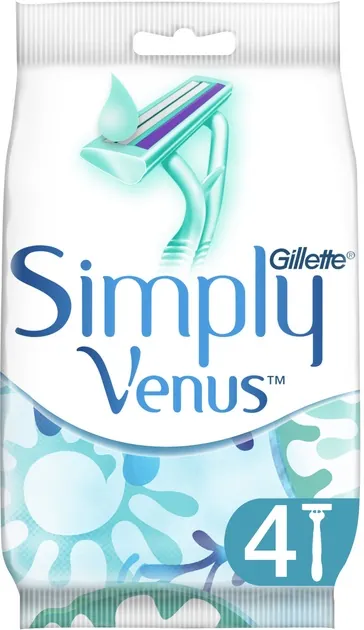 Бритви Simply Venus 2 одноразові жіночі, 4 шт
